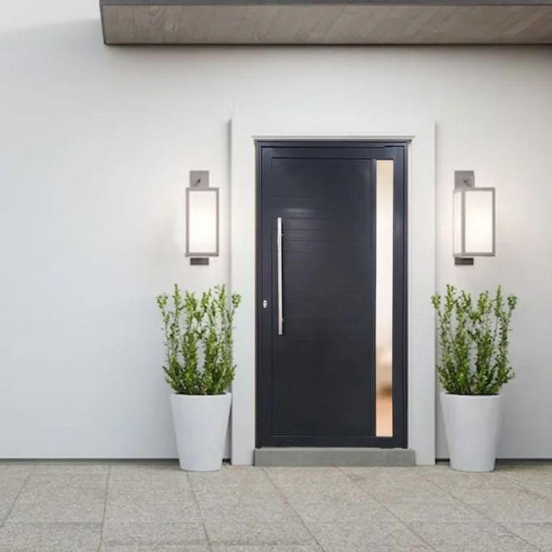 Porta-Pivotante-Aluminio-Preto-com-Puxador-e-Visor-Direito-210x100cm