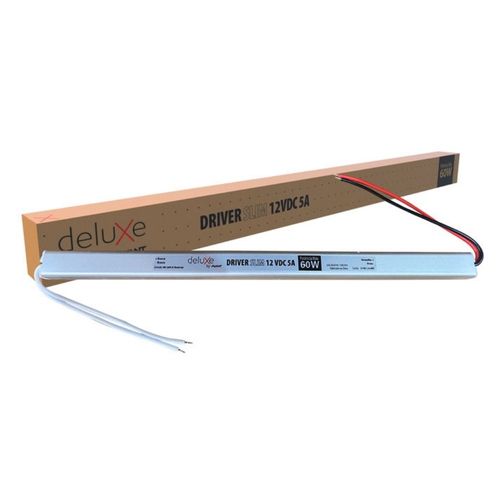 Driver Slim para Fita Led 60W 12V 5 Amperes Bivolt