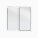 Janela-de-Correr-2-Folhas-sem-Grade-Aluminio-Branco-80x80cm