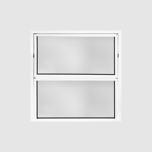 Janela Basculante Vidro Boreal Alumínio Branco 40x40cm