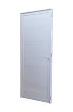 Porta-Laminada-Fechada-Aluminio-Branco-Esquerdo-210x70cm