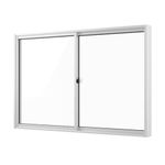 Janela-de-Correr-2-Folhas-sem-Grade-Aluminio-Branco-100x120cm