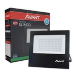 Refletor-de-LED-Slim-30W-IP66-Luz-Verde