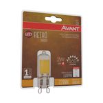 Lampada-de-LED-Retro-Halopin-Luxpin-2W-G9-160-Lumens-Luz-Ambar-127V