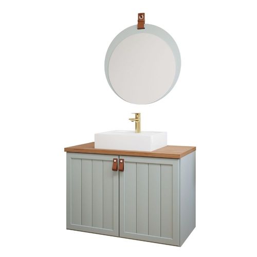 Gabinete para Banheiro Alure Pistache/Freijó 61,3cm