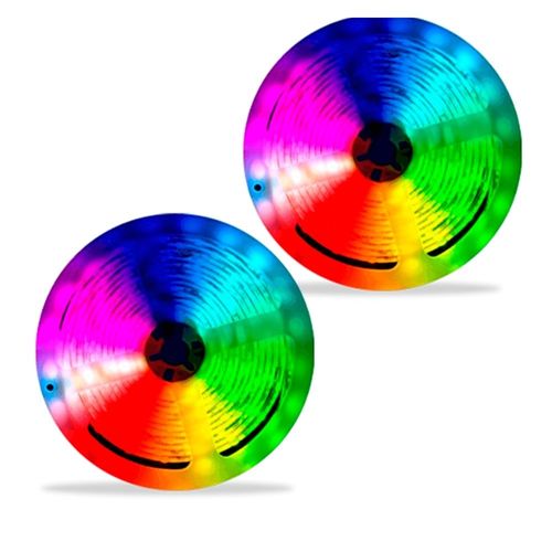 Fita Led Risqué Interna IP20 12V 10W por metro 5 metros RGB