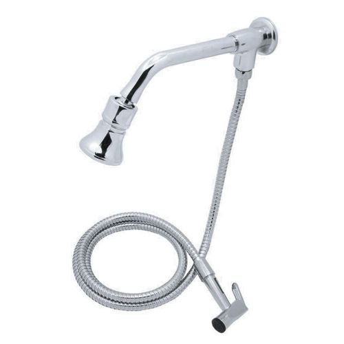 Chuveiro Redondo Metal com Desviador e Gatilho Cromado Safira Bognar