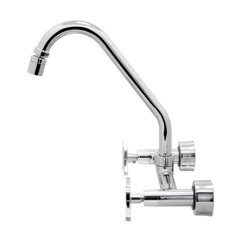Misturador-para-Cozinha-Parede-1-4V-Cromado-3368-com-Articulador-DN15