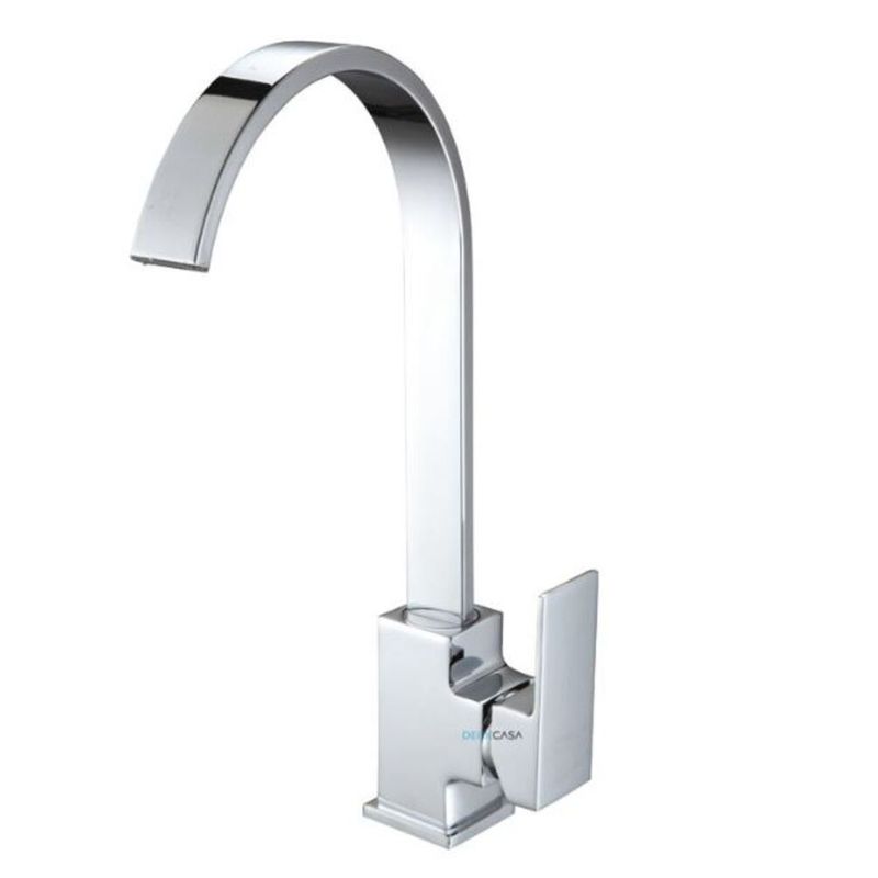 Monocomando-para-Cozinha-Mesa-Bica-Alta-Cromado-Luxo-Curva-36cm