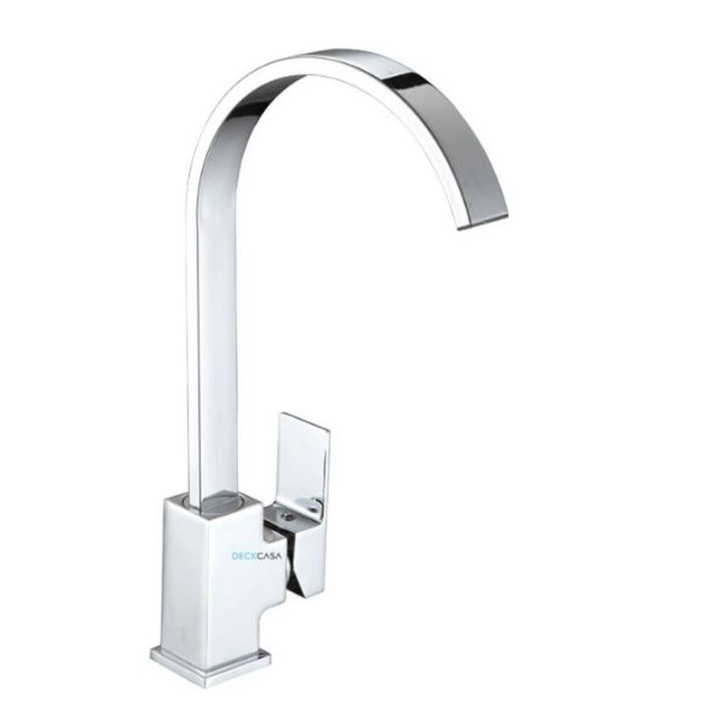 Monocomando-para-Cozinha-Mesa-Bica-Alta-Cromado-Luxo-Curva-36cm