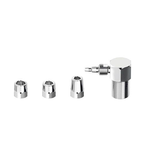 Adaptador para Filtro de Água Parede Latão 1/2X1/4X1/8" Cromado Censi