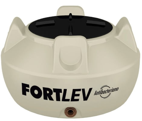 Caixa d'Água Polietileno Fortplus com Tampa Rosca Branco 1000L Fortlev