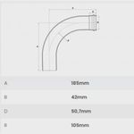Curva-90-Longa-Esgoto-Serie-Normal-PVC-DN-50-Fortlev