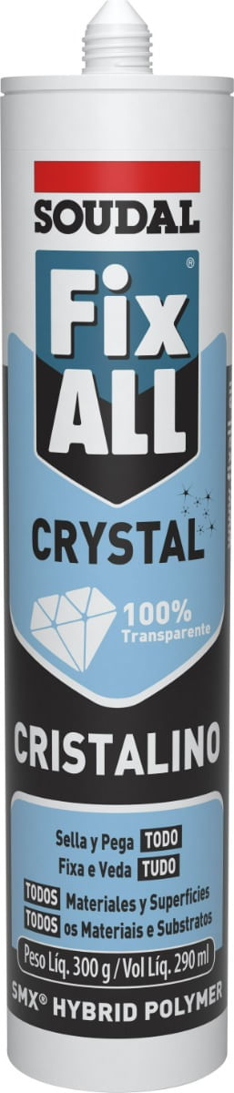 Selante Fix All Crystal Incolor 290ml Soudal