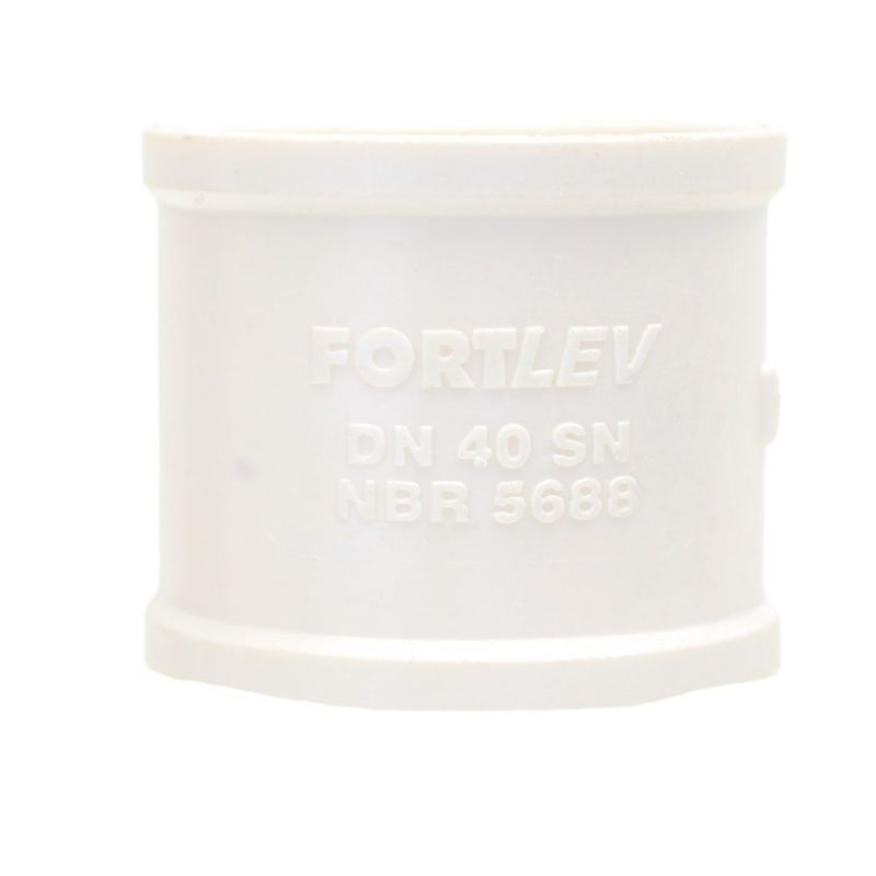 Luva-Simples-Esgoto-Serie-Normal-PVC-DN-40-Fortlev