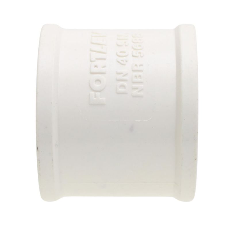 Luva-Simples-Esgoto-Serie-Normal-PVC-DN-40-Fortlev