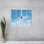 Janela-de-Correr-4-Folhas-sem-Grade-Aluminio-Branco-100x120cm