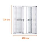 Porta-Balcao-Veneziana-6-Folhas-Vidro-Liso-Aluminio-Branco-210x200cm