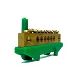 Barramento-Terra-com-8-Furos-para-Trilho-Din-Verde-Brum