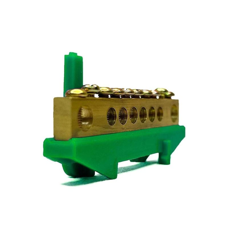 Barramento-Terra-com-8-Furos-para-Trilho-Din-Verde-Brum