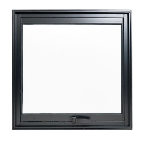 Maxim-ar Vidro Boreal sem Grade Alumínio Preto 60x60cm
