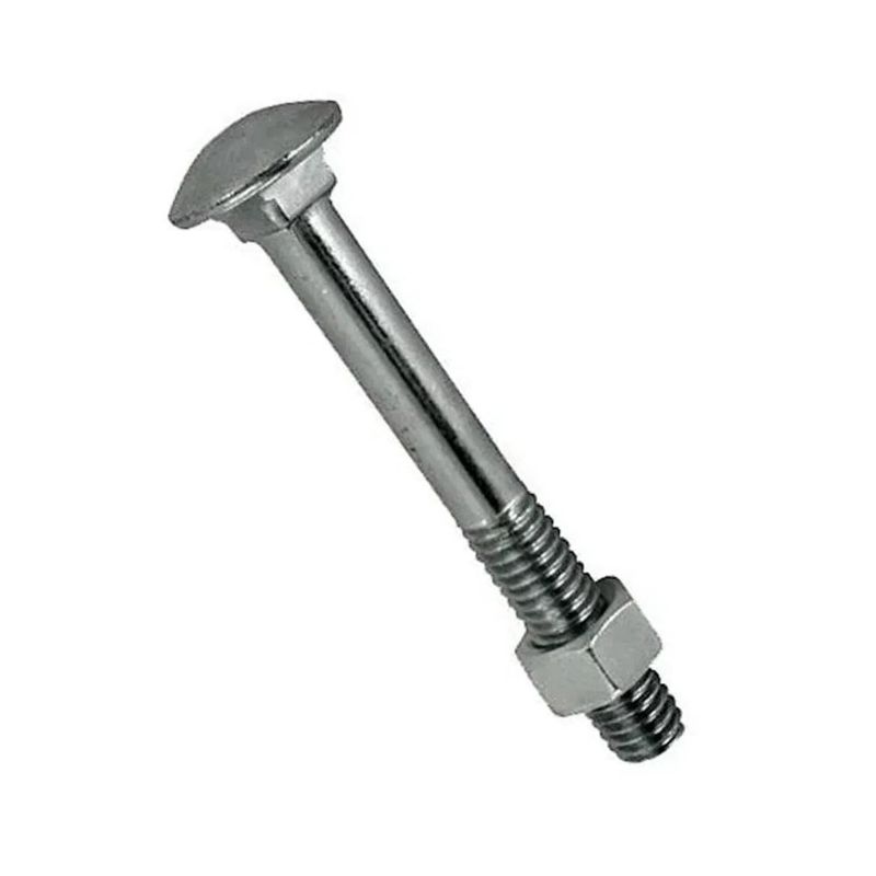 Parafuso-Aco-Zincado-Frances-Porca-Sextavada-UNC-5-16x8-100-pecas