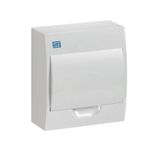 Quadro-PVC-Disjuntor-Sobrepor-sem-Barramento-para-8-Disjuntores-Branco