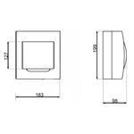 Quadro-PVC-Disjuntor-Sobrepor-sem-Barramento-para-8-Disjuntores-Branco