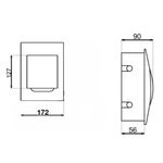 Quadro-PVC-Disjuntor-Embutir-sem-Barramento-para-6-Disjuntores-Branco