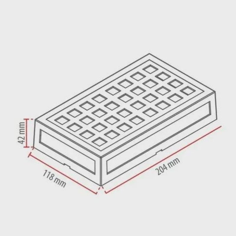 Arandela-de-Led-Cobogo-Quadros-Cafe-IP65-12w-Luz-Amarela-720-lumens