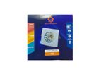 Pack-4-Spots-de-LED-Embutir-Quadrado-Branco-1W-80-Lumens-Luz-Amarela