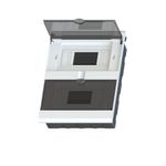 Quadro-PVC-Disjuntor-Embutir-sem-Barramento-para-16-Disjuntores-Fume