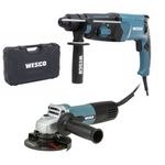 Combo-Martelete-Perf-Romp-WS3229K---Esmerilhadeira-WS4740-220V-Wesco
