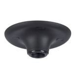 Plafonier-Plastico-Redondo-Taschibra-Soquete-Porcelana-1xE27-Preto