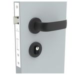 Fechadura-Externa-Roseta-Redonda-55MM-Grand-Icaro-Preto-Fosco