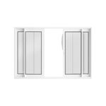 Janela-de-Correr-4-Folhas-sem-Grade-Aluminio-Branco-100x150cm