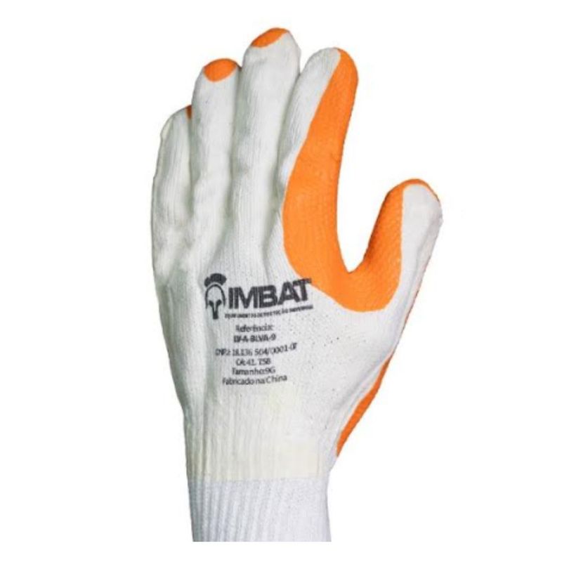 Luva-Trico-Borracha-Laranja-Tam-M-CA41736-Imbat