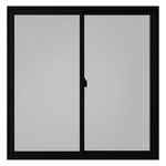 Janela-de-Correr-2-Folhas-sem-Grade-Aluminio-Preto-100x100cm