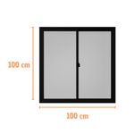 Janela-de-Correr-2-Folhas-sem-Grade-Aluminio-Preto-100x100cm