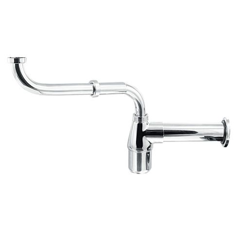 Sifão Copo Rígido Cruzado para Pia de Cozinha Metal 1.1/2" Esteves