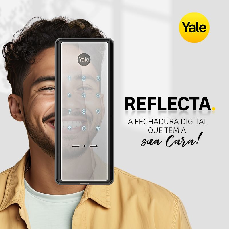 Fechadura-Digital-de-Sobrepor-com-Senha-Reflecta-Espelhado