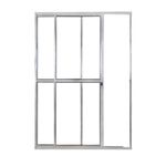 Porta-de-Correr-2-Folhas-Aluminio-Brilhante-210x120cm