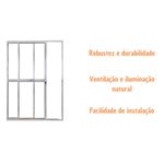 Porta-de-Correr-2-Folhas-Aluminio-Brilhante-210x120cm