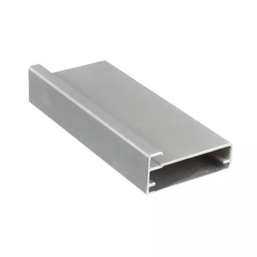 Perfil para Portas de Vidro de 4mm 3m Alumínio Anodizado Fosco