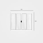 Janela-de-Correr-4-Folhas-com-Grade-Aluminio-Branco-100x120cm