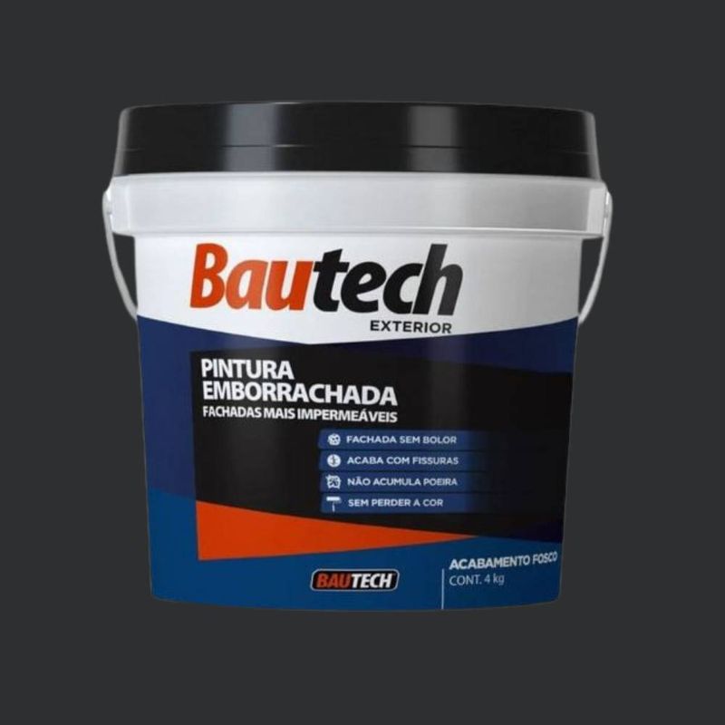 Tinta-Acrilica-Fosco-Emborrachada-Preta-4Kg-Bautech