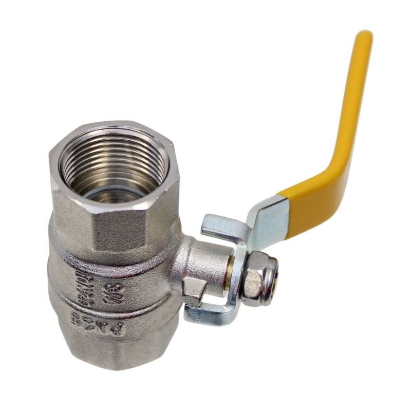 Valvula-de-Esfera-Gas-Femea-BSP-com-Alavanca-3-4--Emmeti