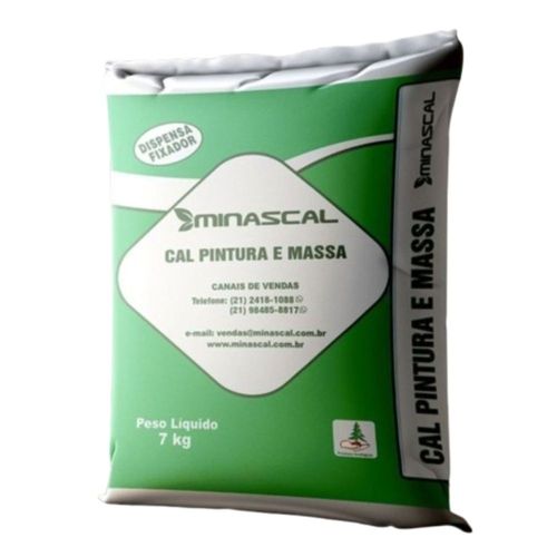 Cal de Pintura 7Kg Minascal