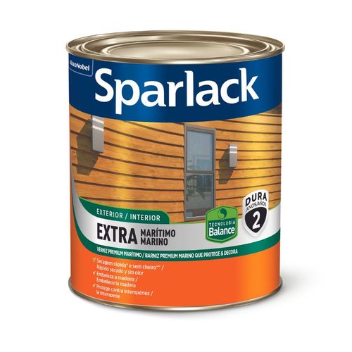 Verniz Premium Base Água Brilhante Extra Marítimo Incolor 0,9L Coral