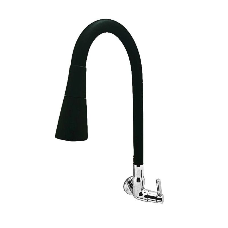 Torneira-para-Cozinha-Parede-1-4V-Bica-Alta-Preto-Conic-3068-C29